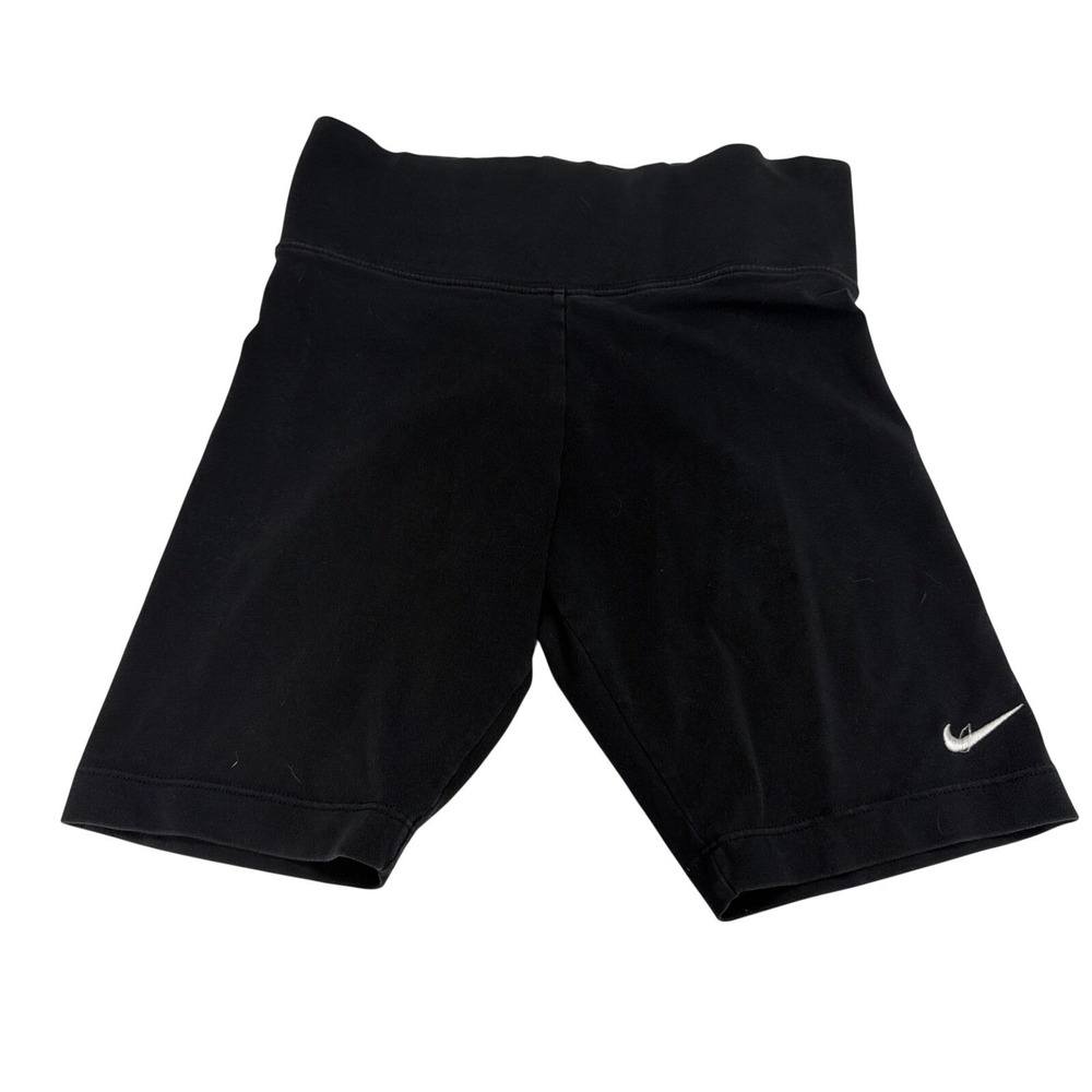 Nike Sportswear Essential Bike Shorts Black High Rise CZ8526-010 Mens Size S